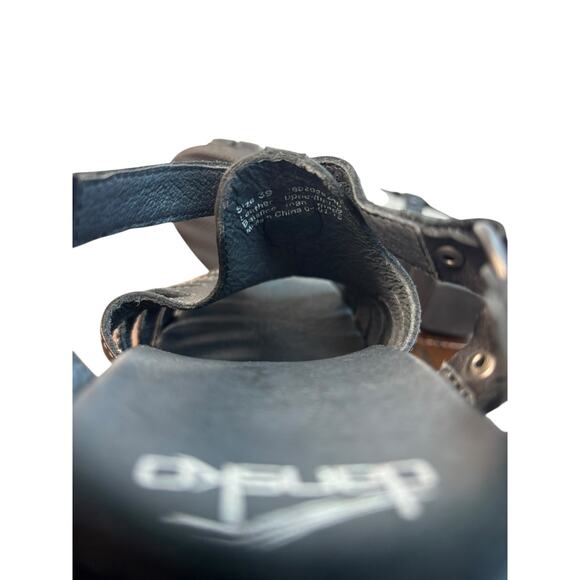 Dansko Randa Black Leather Slingback Heels Clogs Open Toe 39 - Picture 7 of 7